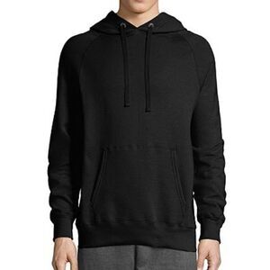 Hanes Nano Premium Black Hoodie